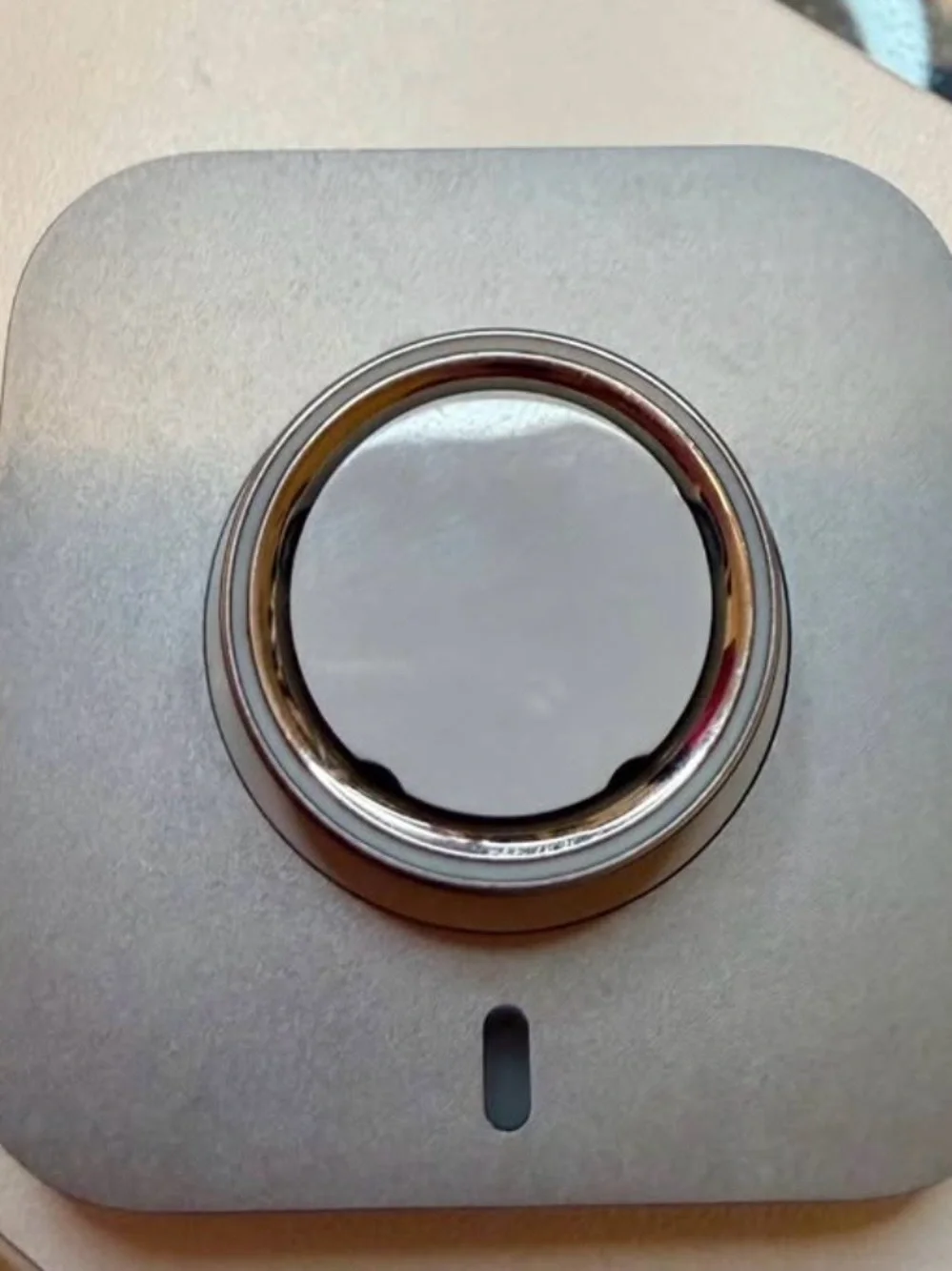 Oura ring 4, silver, size 9